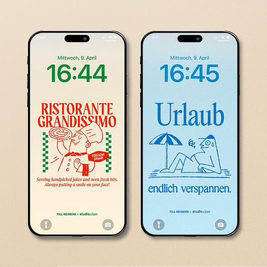 Smartphone Wallpaper Bundle (11 Motive) – Till Reiners × studio ciao